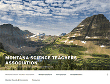 Tablet Screenshot of montanascience.org